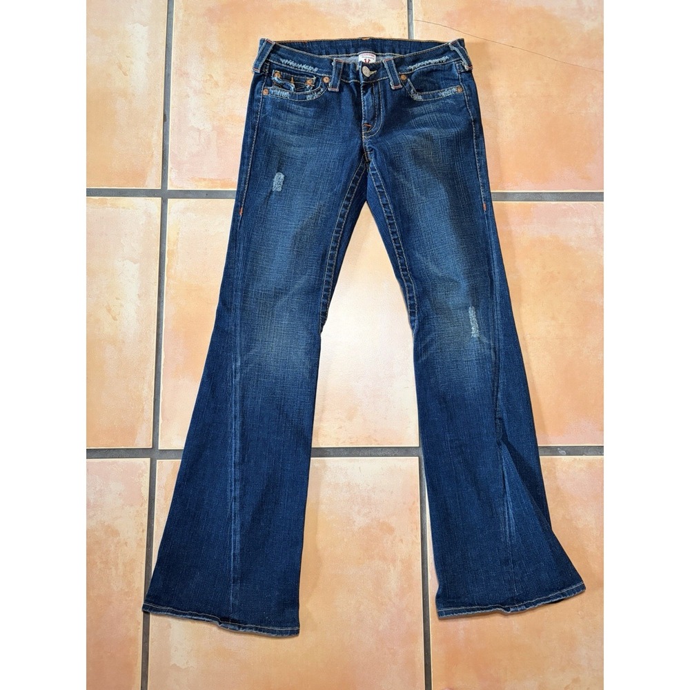 True Religion Joey Bootcut Women's 30 Flare twisted seam Y2K